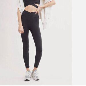 Le Ore Corso Crossover Leggings Black Active Wear S Small